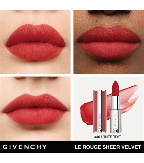 givenchy lipstick le rouge